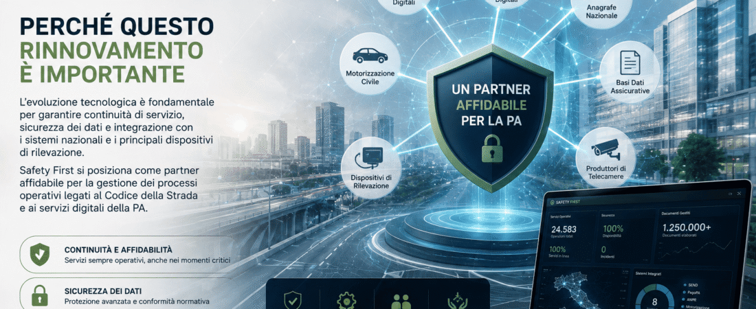 Rinnovo aziendale e nuova infrastruttura tecnologica